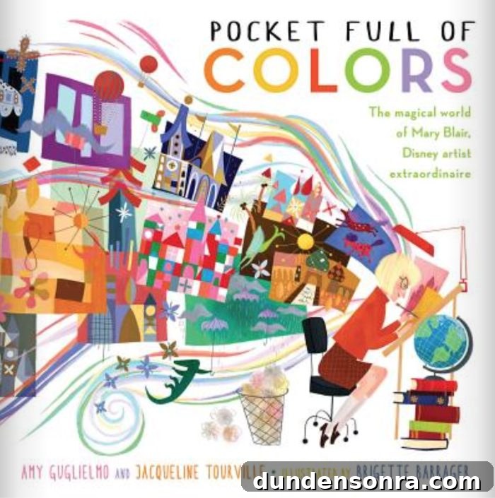 Pocket Full of Colors cover with different Disney related images