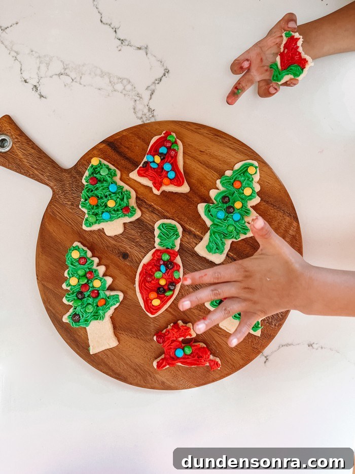 Zesty Lemon Shortbread Cookies Recipe for Melt-in-Your-Mouth Treats 8 Christmas cookies on plate with child's hand reaching in