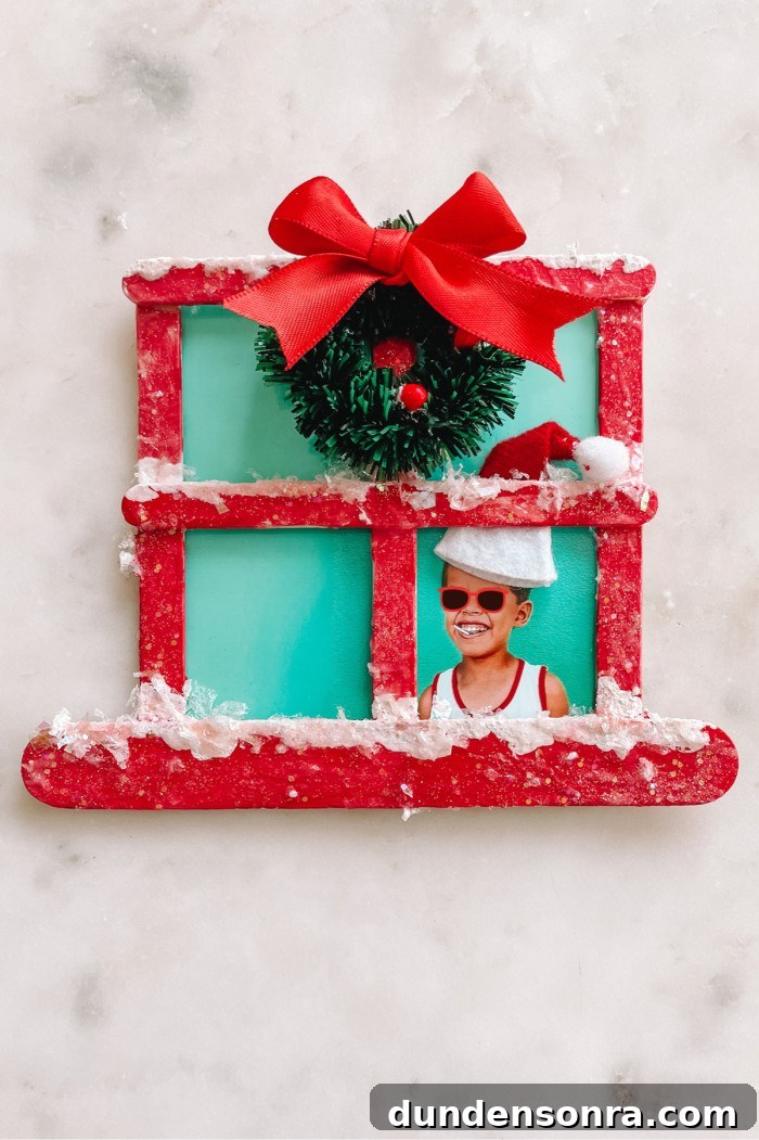Christmas Window Popsicle Stick Ornament Craft Ideas 10 Red popsicle stick christmas