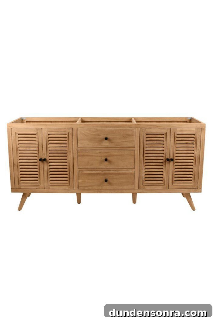 Wood Vanity