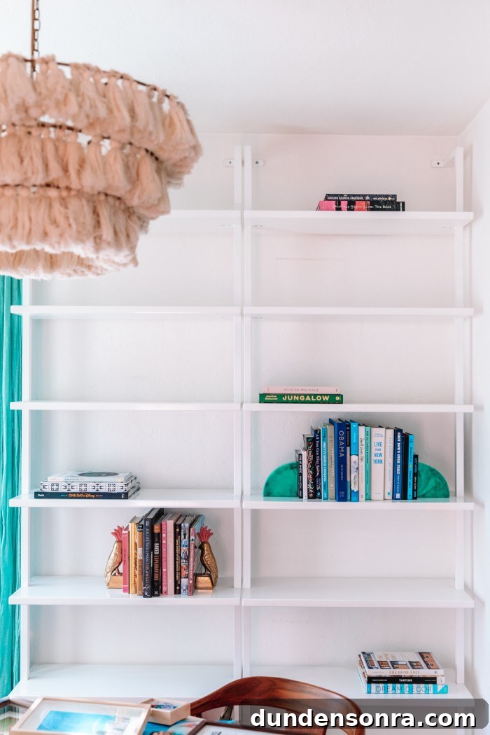 Shelf Styling Ideas: How to Arrange and Style Bookshelves Like a Pro 7 Books on white bookshelves