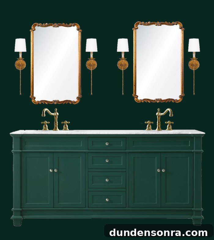 Palm Springs Main Bathroom Remodel Ideas and Plans 5 Green bathroom mock up