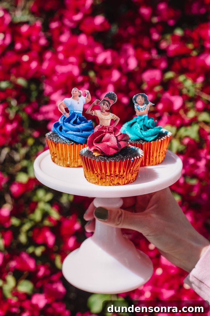 Encanto-Inspired Cupcakes: Colorful Recipe for Party Treats 7 Encanto Birthday Cupcakes