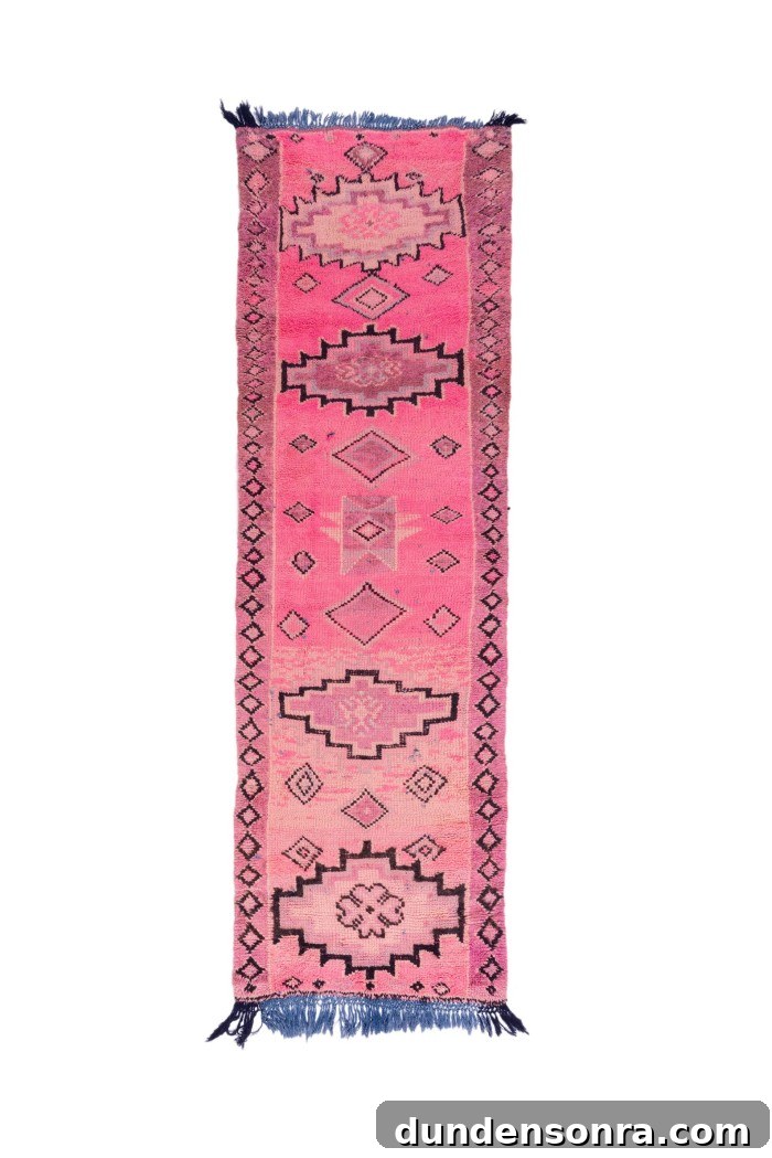 Pink Moroccan Runner