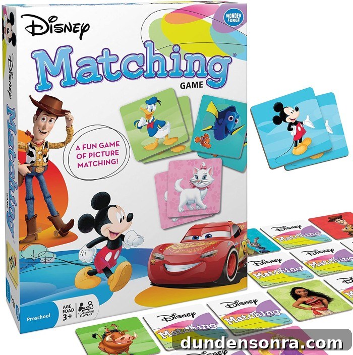 Top Board Games to Boost Preschoolers' Learning and Fun 13 Disney Memory Game