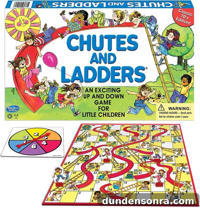 Top Board Games to Boost Preschoolers' Learning and Fun 5 Chutes and Ladders Game