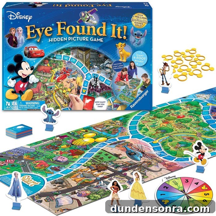 Top Board Games to Boost Preschoolers' Learning and Fun 7 Eye Found It Disney Game