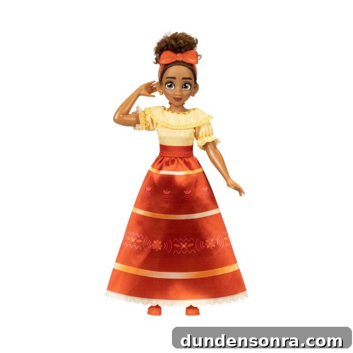dolores doll from Encanto on white background