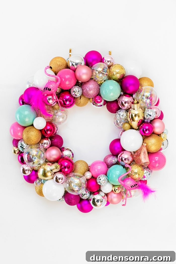 DIY Ornament Wreath