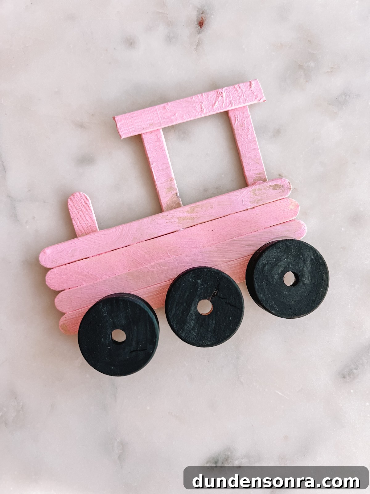 popsicle stick train step