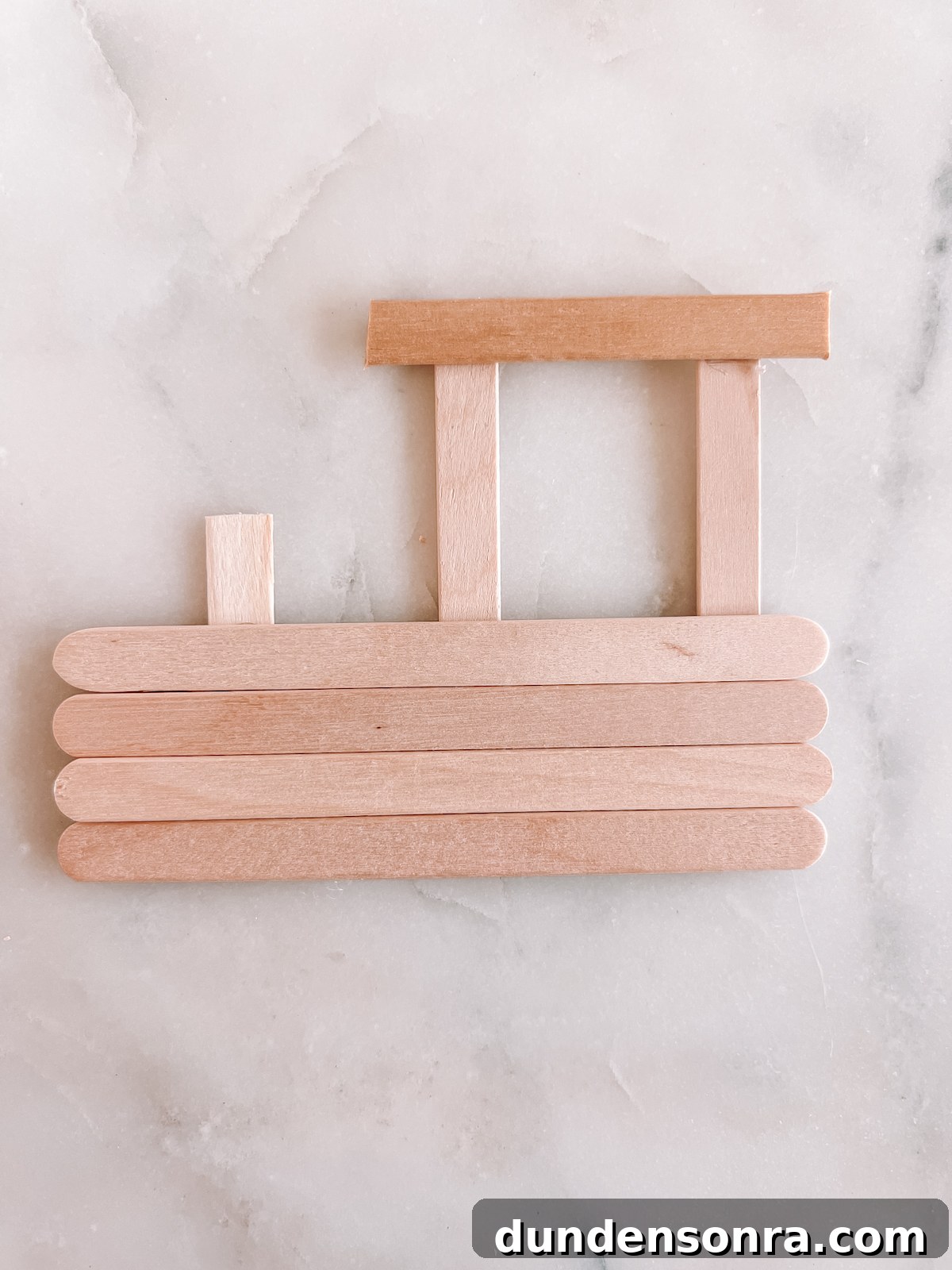 popsicle stick partial train