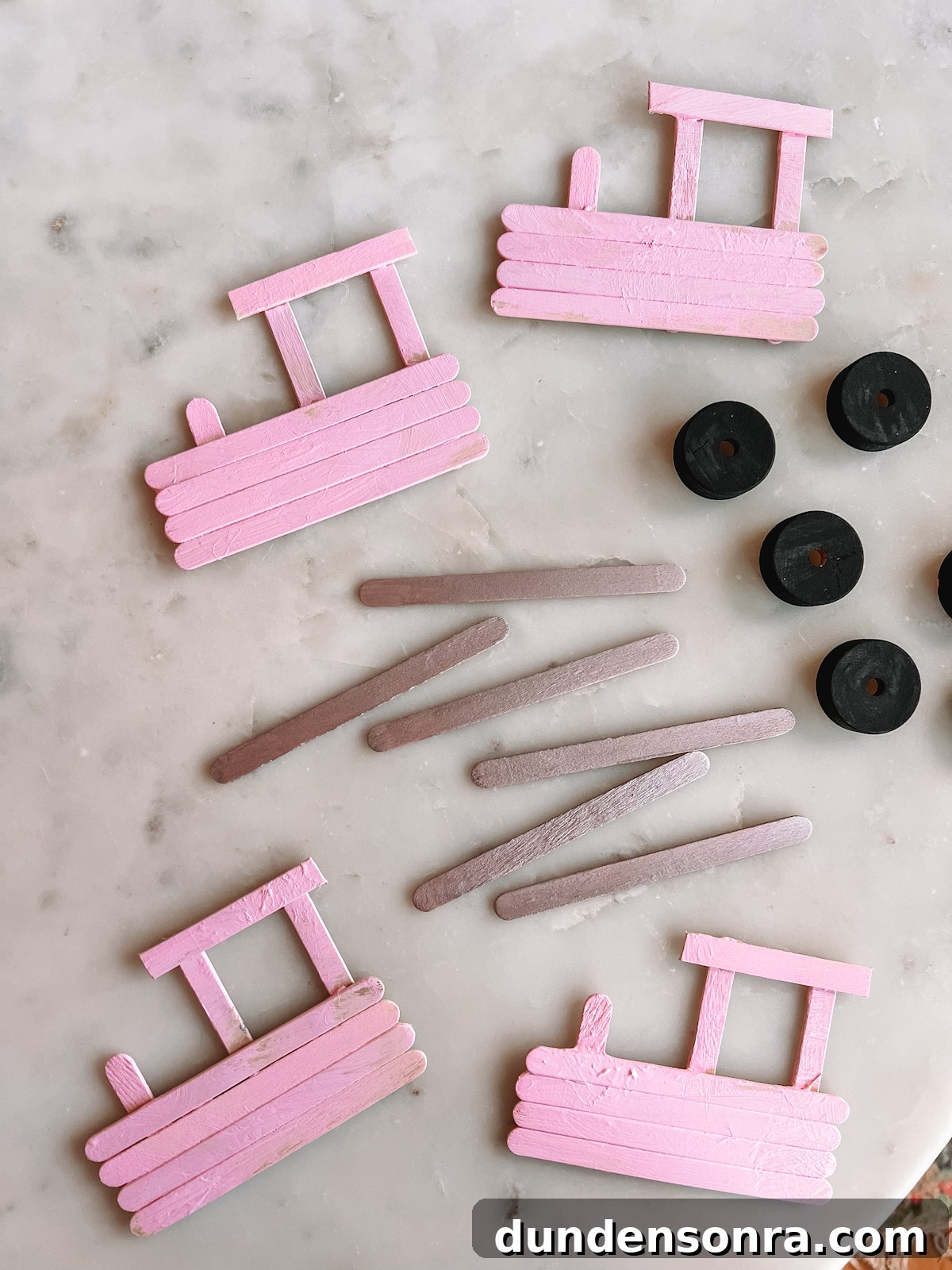 popsicle stick train parts