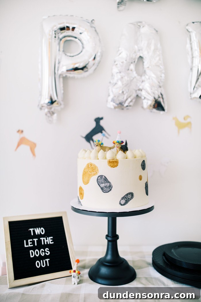 Dog themed birthday party.