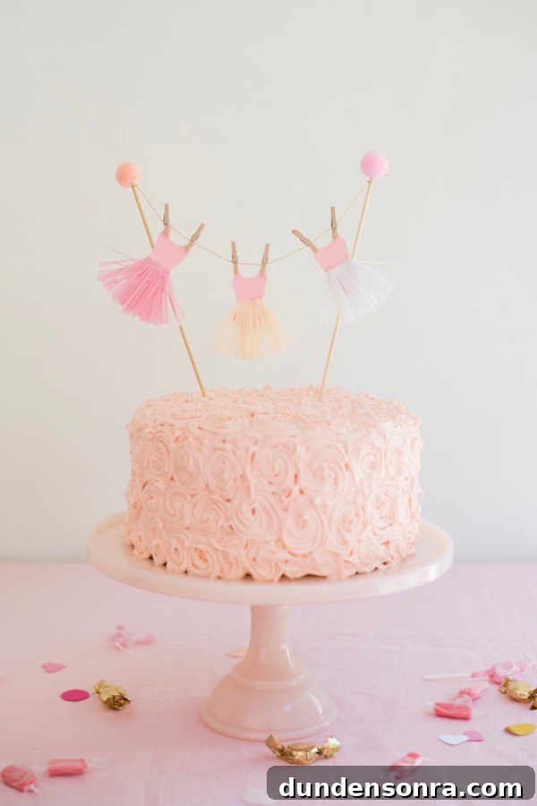 Ballerina birthday cake.