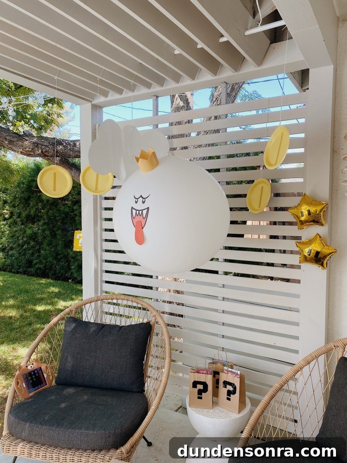 24 Super Mario Birthday Party Ideas to Wow Fans of All Ages 17 king boo balloons