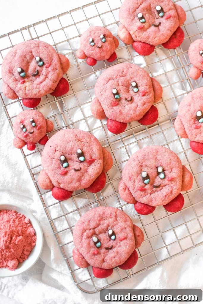 24 Super Mario Birthday Party Ideas to Wow Fans of All Ages 10 Kirby strawberry sugar cookies.