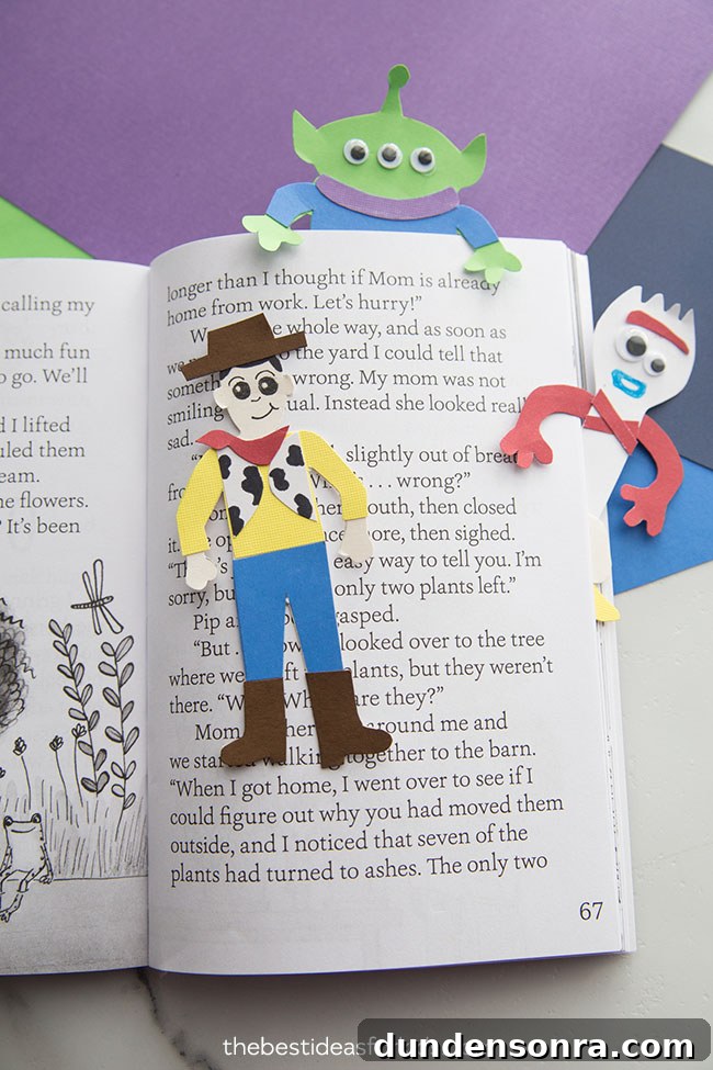 22 Magical Disney Crafts Kids Will Love 11 Toy Story Paper Craft - Disney Craft Ideas
