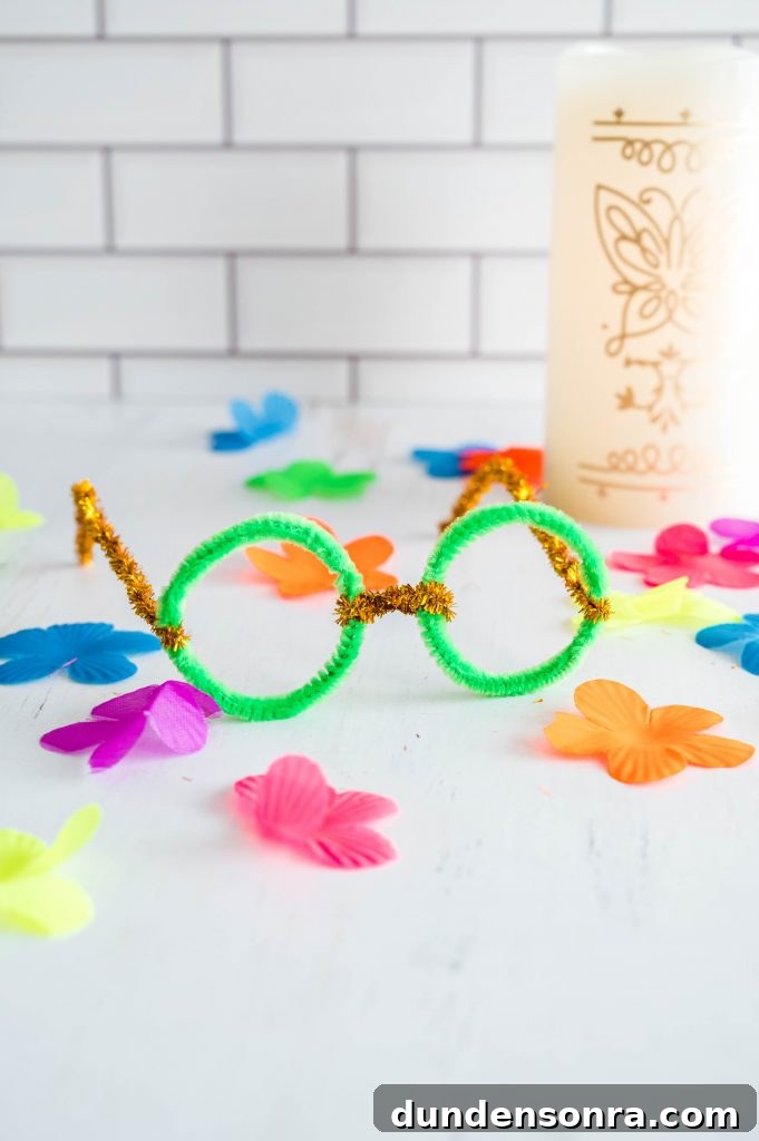 22 Magical Disney Crafts Kids Will Love 18 Encanto Mirabel Glasses - Disney Craft Ideas