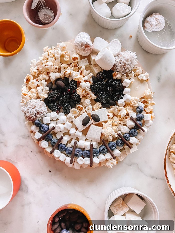 Jack Skellington Dessert Charcuterie Board Ideas for Parties 2 jack skellington dessert board on a marble table