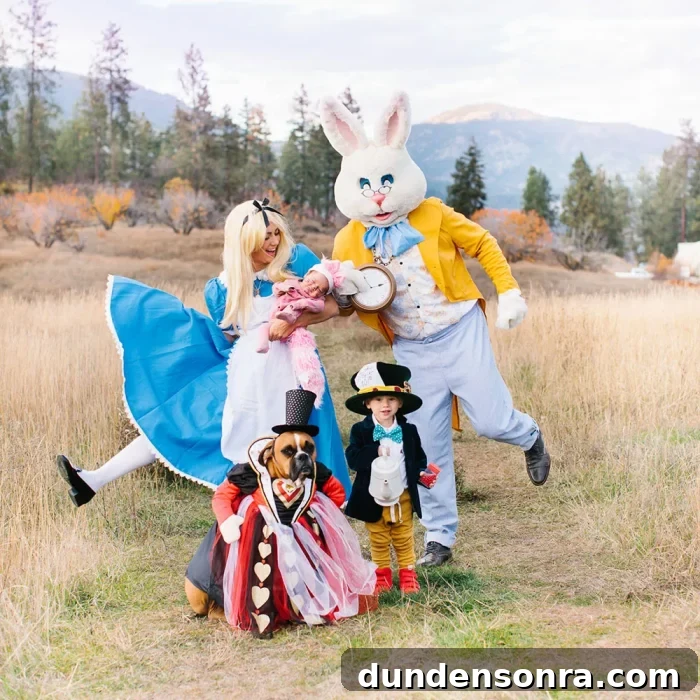 Alice and Wonderland Dog Costume Idea