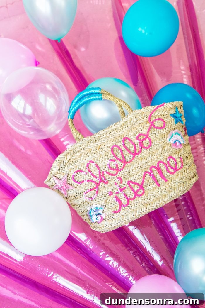 Mermaid Crafts for Kids: 25 Fun Underwater DIY Ideas 15 A beach bag