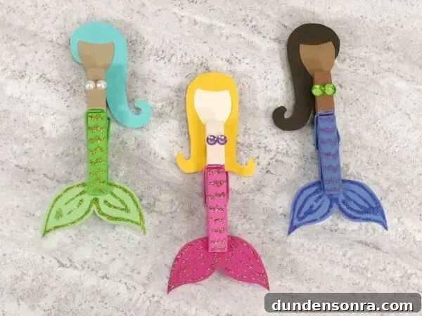 Mermaid Crafts for Kids: 25 Fun Underwater DIY Ideas 3 Mermaid crafts