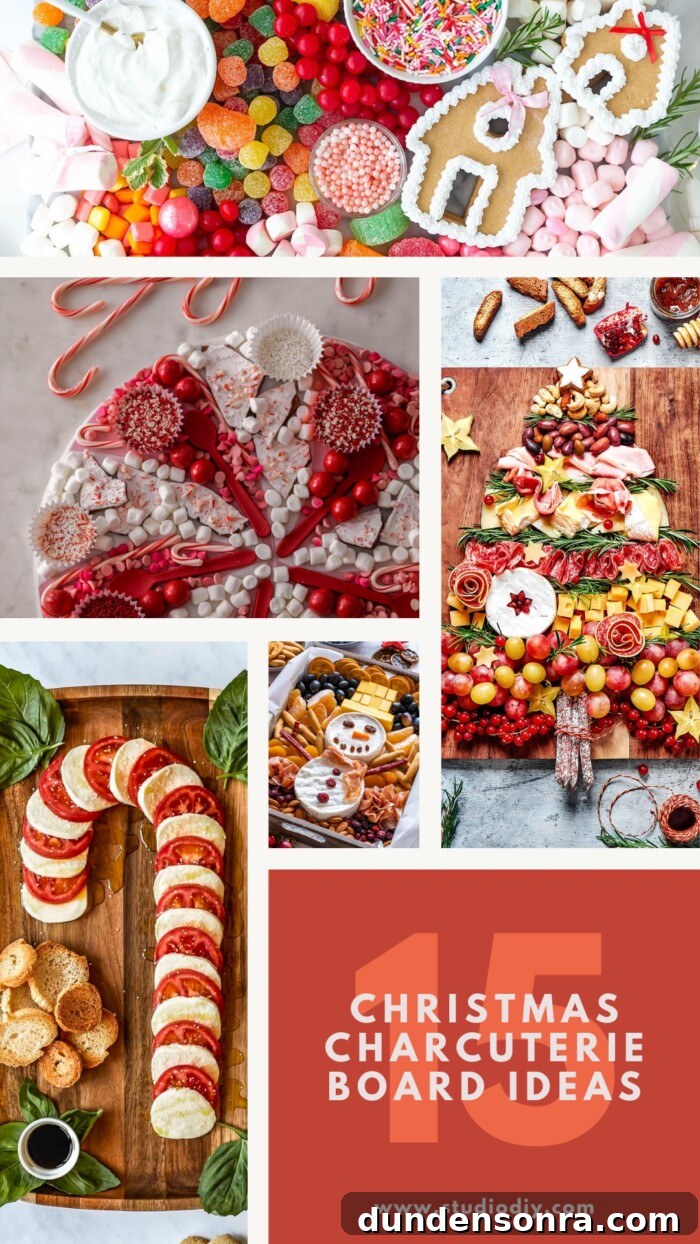 15 Festive Christmas Charcuterie Board Ideas for Holiday Entertaining 2 Christmas Charcuterie Board Ideas Collage