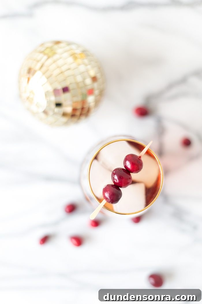 Berry Christmas Cocktail