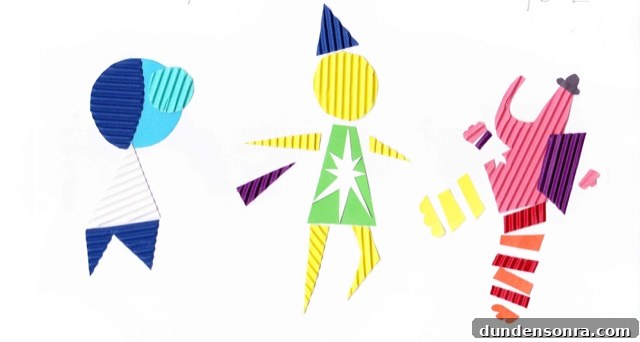 Inside Out abstract paper craft. 