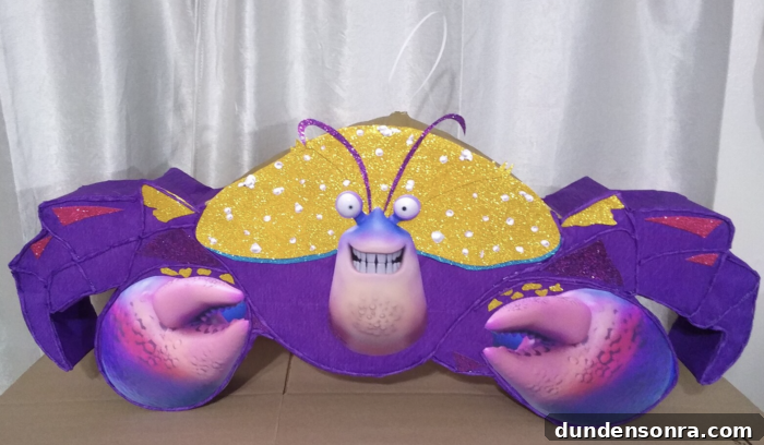 Moana Piñata Piñata in the shape of Tamatoa from Moana.