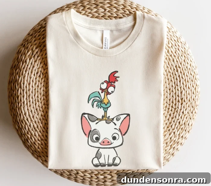 Moana Shirt Shirt with Moana characters on them.