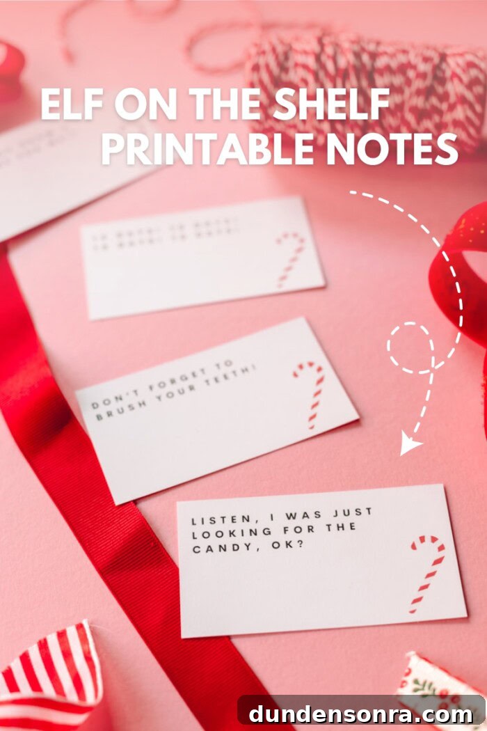 Printable Elf on the Shelf Notes: Free Holiday Templates for Kids 7 Elf on the Shelf Printable Notes