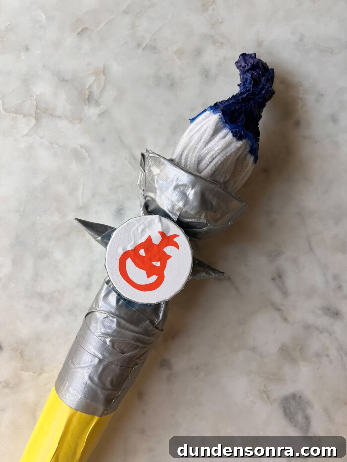 DIY Bowser Jr Paintbrush