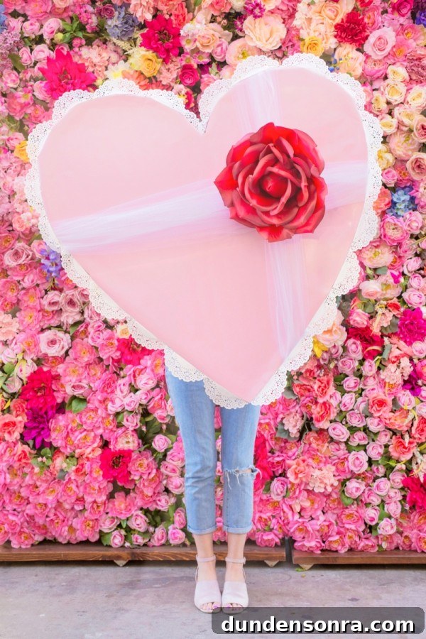 DIY Giant Vintage Valentine Chocolate Box | studiodiy.com