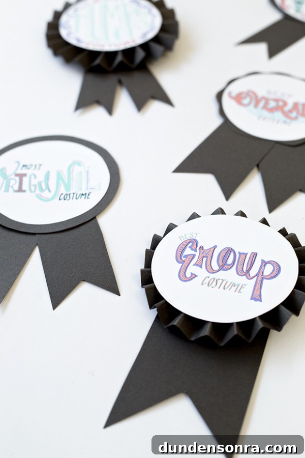 Free Printable Halloween Costume Awards