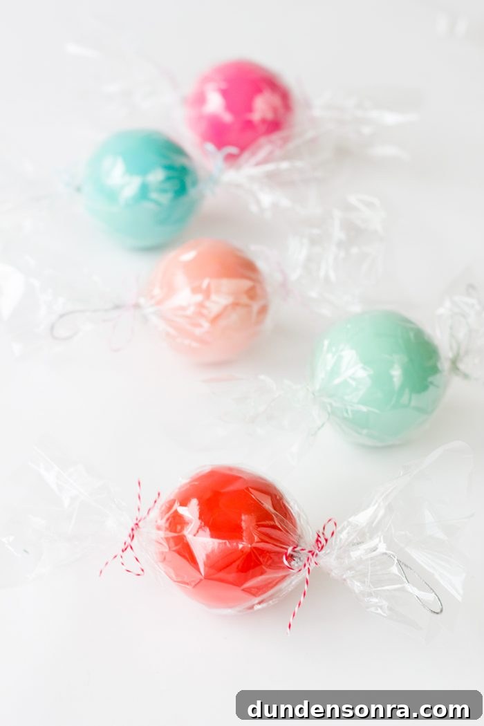 DIY Candy Ornament Favors