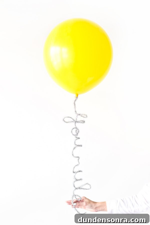 Balloon Tails for a 90s school dance theme