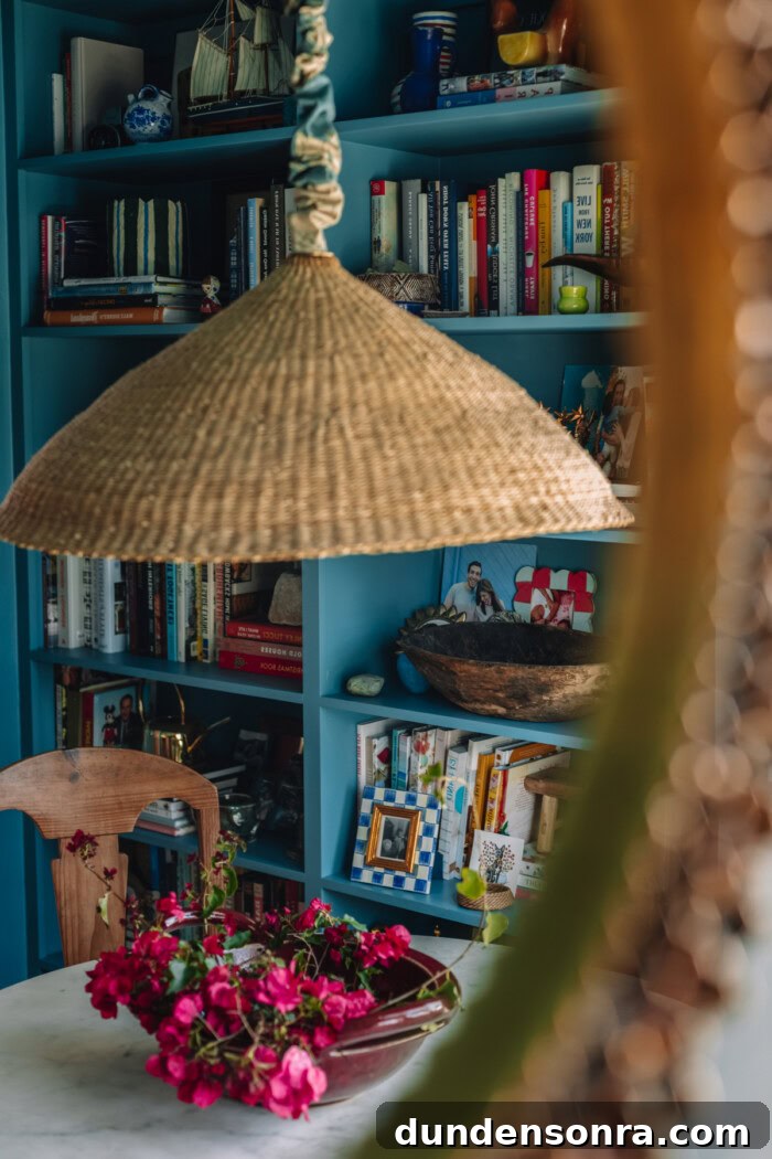 Custom rattan shade 