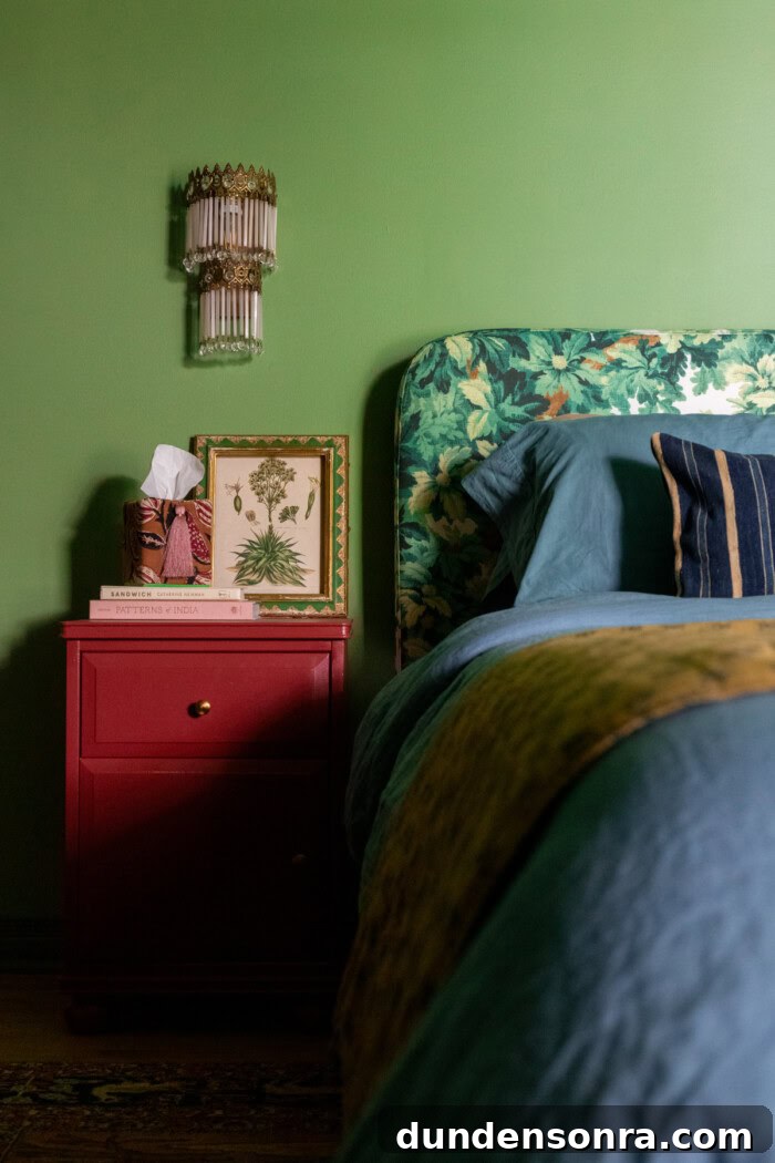 Red nightstands