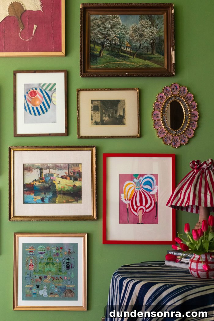 Green bedroom