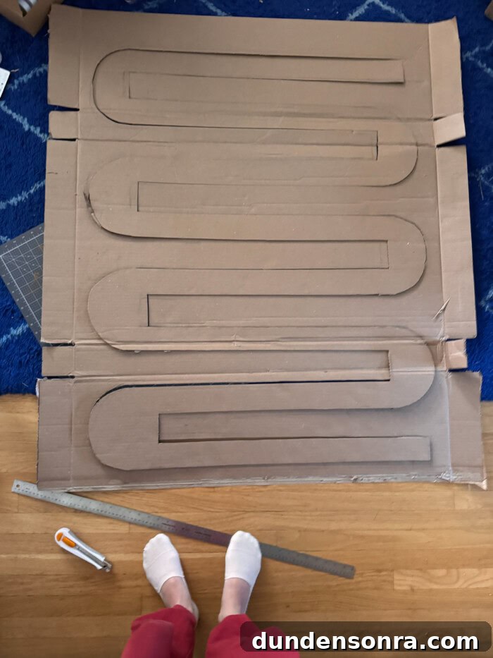 Inside Out Trunk-or-Treat Costume and Decoration Ideas 5 cardboard with cut out