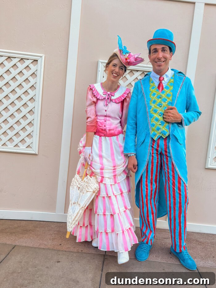 Mary Poppins Returns DIY Costume Ideas for Adults and Kids 6 Mary Poppins Returns Costumes in front of pink wall