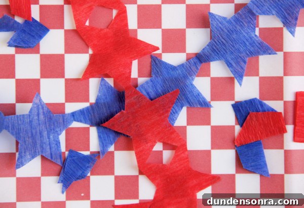 July Fourth DIY Streamers