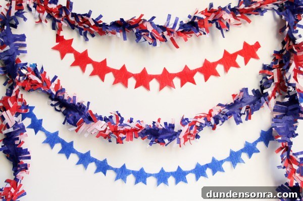 DIY Star Streamers for July Fourth