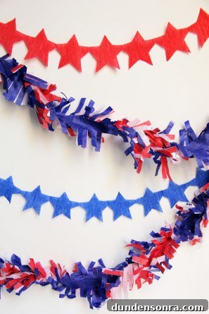 DIY Star Streamer Garland