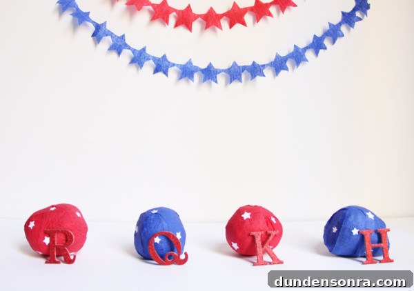 Fourth of July Surprise Balls
