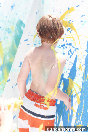 Messy Paint Birthday Party