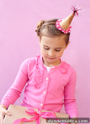 DIY Ice Cream Cone Party Hat