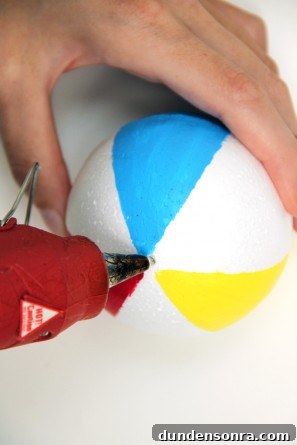 Make a Beach Ball Garland