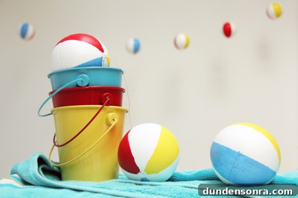 Faux Beach Ball DIY